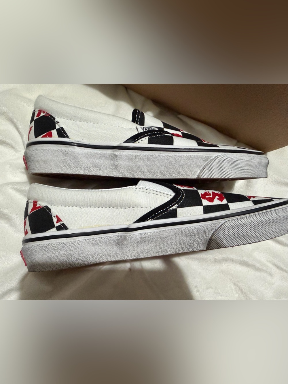 Vans x Vivienne Westwood Collab Checkered Slip ons women’s 7.5 / men’s 6 - Picture 4 of 8